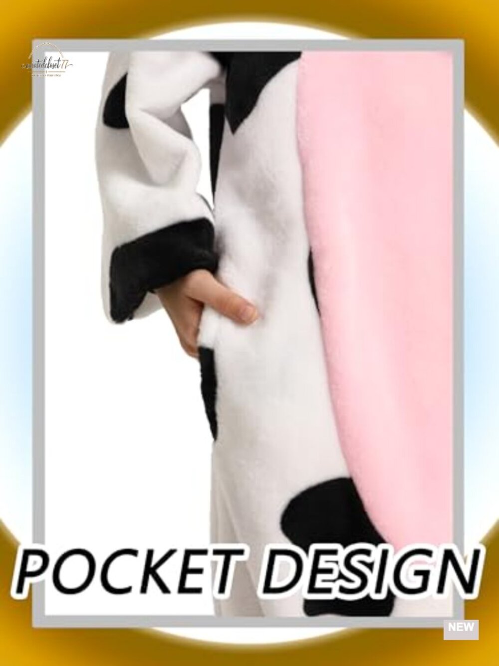 Unisex Kids Animal Onesie Flannel Fleece Hooded Pajama Costume - Picture 3 of 6
